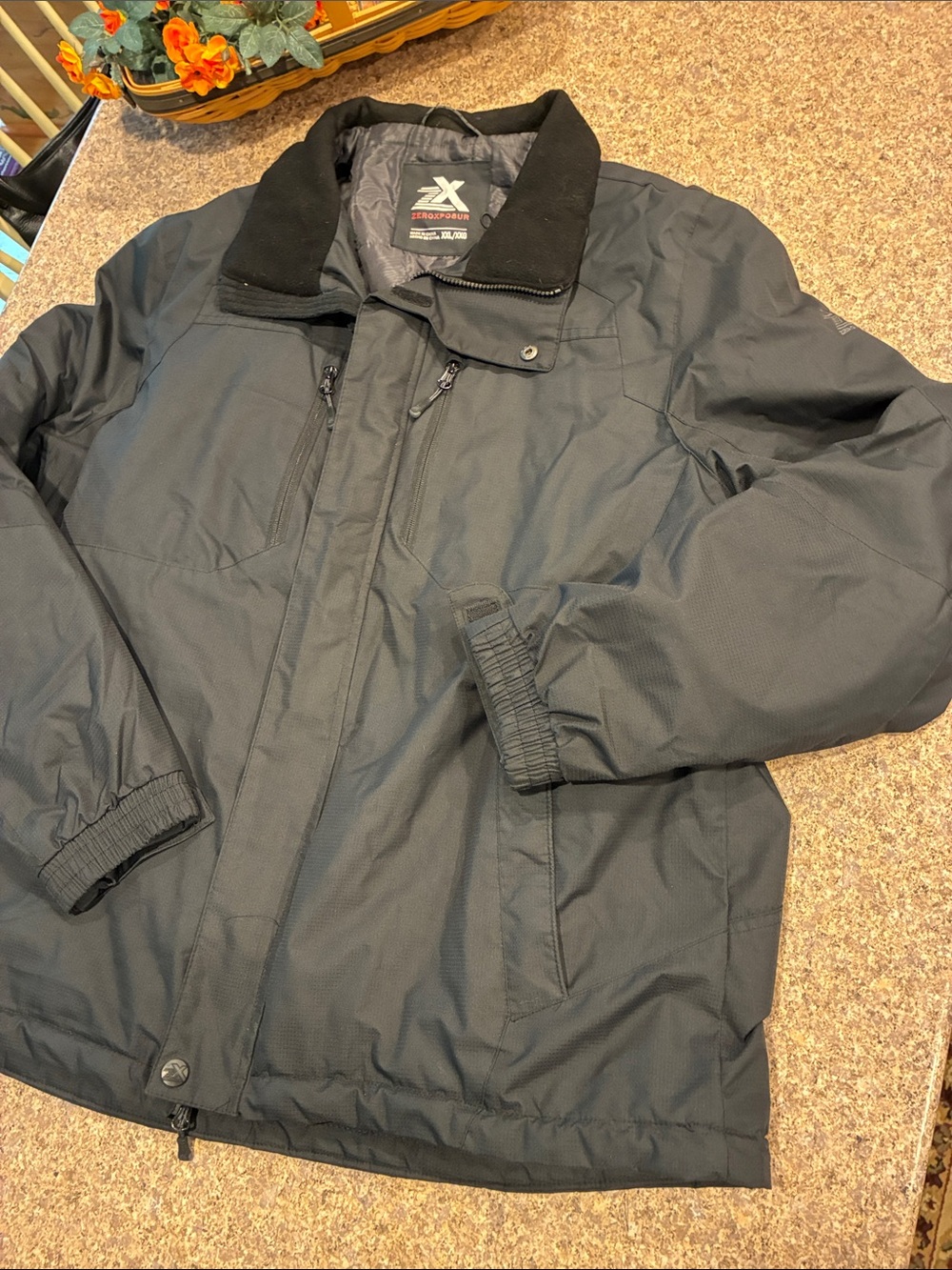 ZeroXposur Tech Jacket XXL Black Full Zip Style L82020 (No Hood) MUSTY SMELL